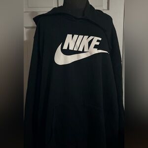 Nike Black Hoodie 3XL Men’s Pullover Sweatshirt Classic Swoosh Logo
